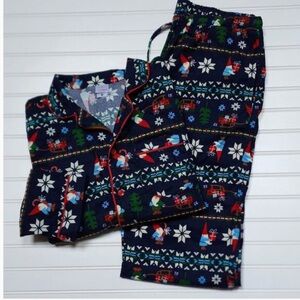 Hanna Andersson Adult Holiday Flannel Pajama Set